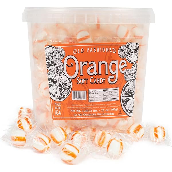 Rebel Smuggling Orange Mints - 2lb Bag Of Individually Wrapped Candy Ring Mints