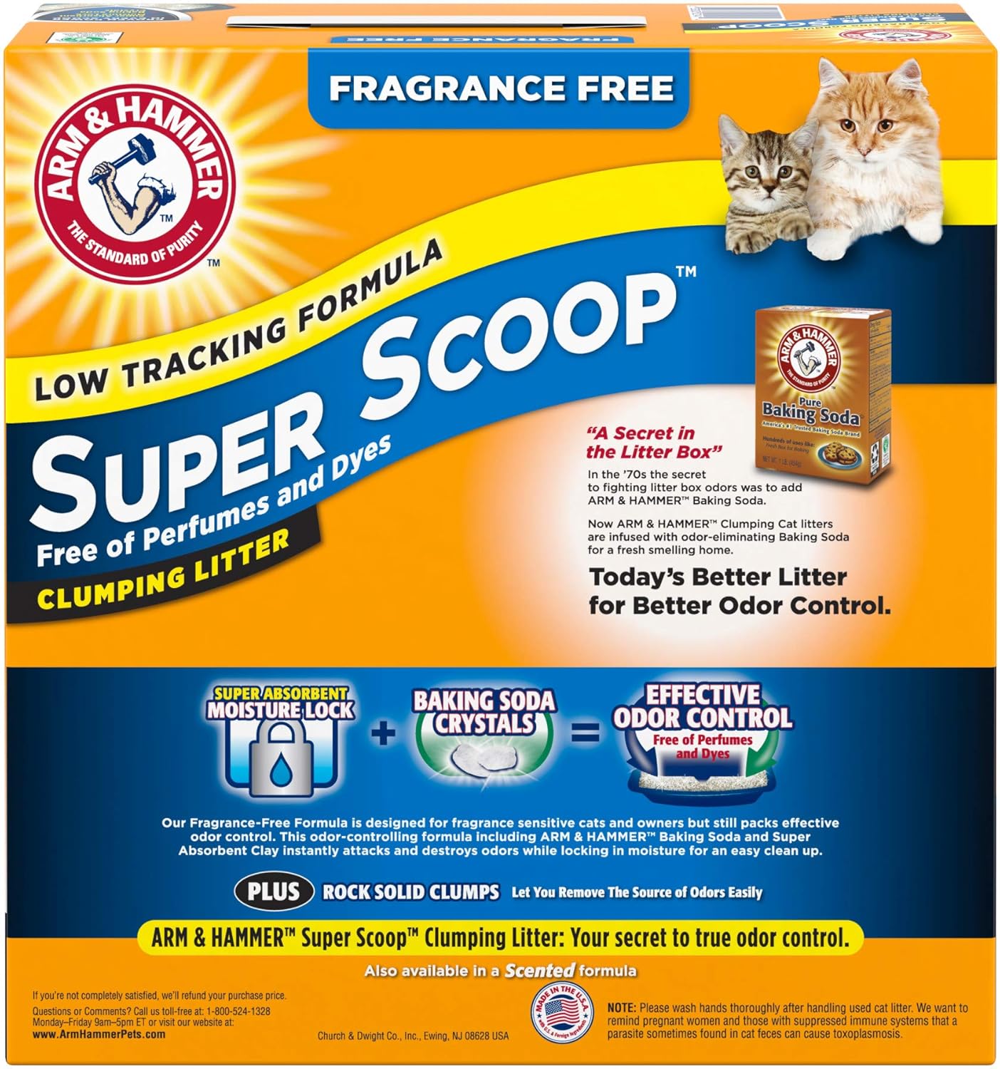 arm & hammer fragrance free cat litter