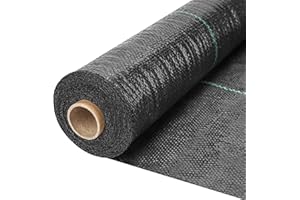 TOPHOUSE 6ft x 300ft Weed Barrier Landscape Fabric Heavy Duty Weed Block Fabric Durable Ground Cover Weed Cloth