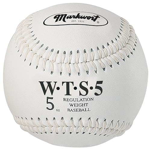 Markwort Weighted 9-Inch Baseballs-Leather Cover (Individually Boxed) Gold 9 oz Ounce Weighted Strength TRAINING Ball Pitcher Pitching