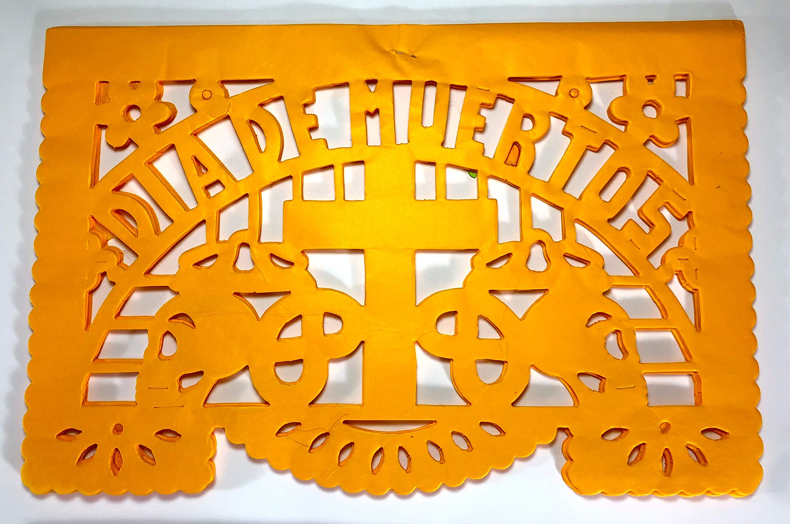 Fiesta Brands 30 Frontales Pack Altar de Ofrendas Dia de Muertos Day of The Dead Decoration Colorful Medium Size Tissue Paper Mexican Papel Picado.