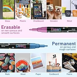 Timart Extra Fine Tip Chalk Markers