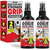 Goalie Glove Spray for Goalkeepers &ndash; Soccer Glove Grip Spray Helps Restore Tack on Worn Gloves, Water-Based Goalkeeper Glove Spray for Better Control &amp; Grip Feel, Fine Mist Formula, 2 Pack 4oz