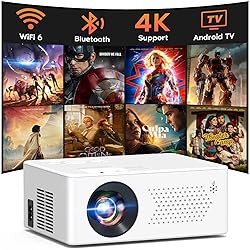 [2025 Built-in-Apps] PURSHE Smart Mini Projector