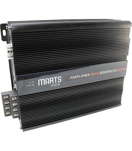 Amazon.com: Marts Digital 4 Ch Amplifier Full Range Class D