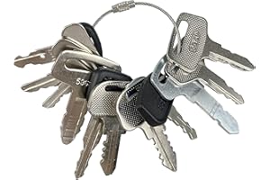 EISENS Kubota Key Set (12) for Excavator Digger Loader Tractor Utility Vehicle ATV Mower，Patio Farm Construction Outdoor Equipment