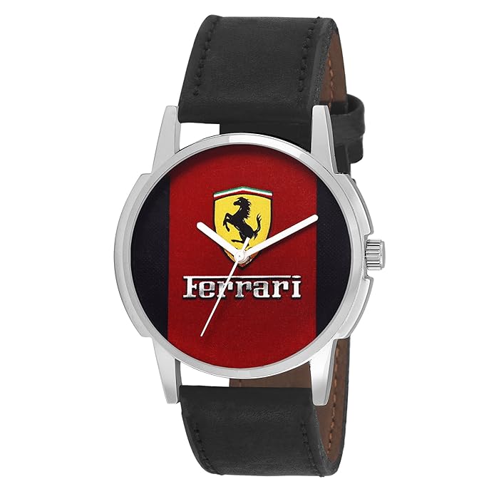 Red Dial Ferrari Analog Watch Men & Women GXBLK660