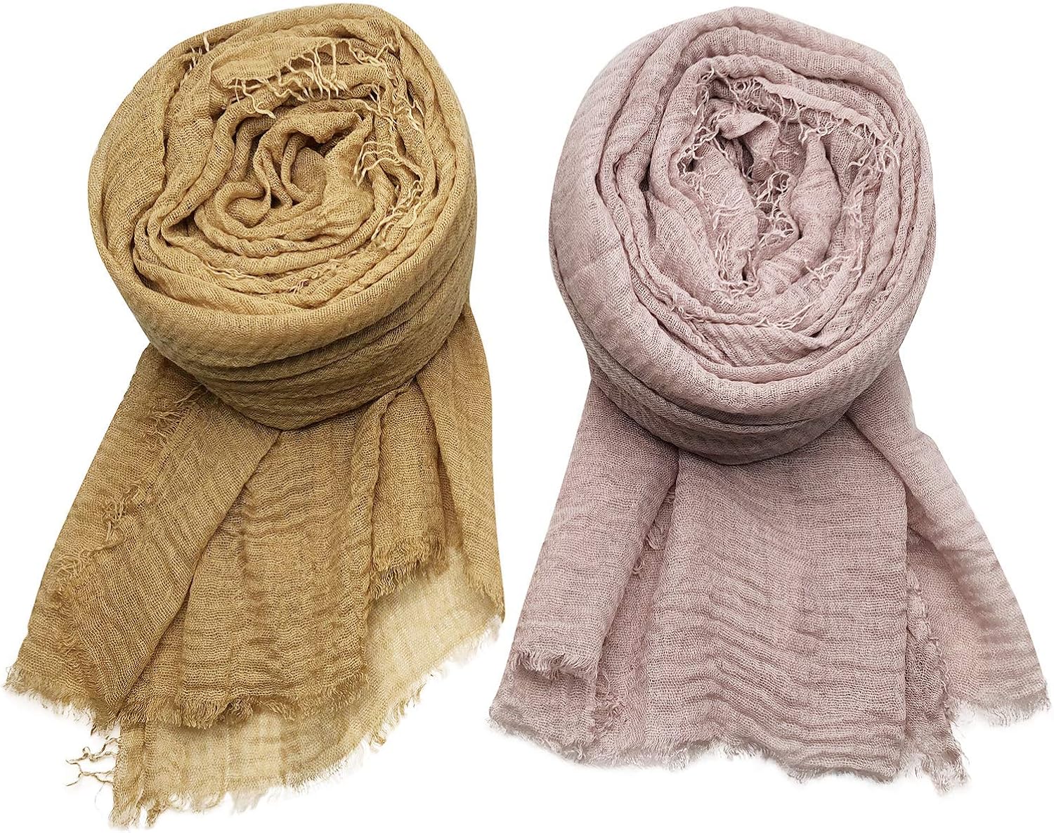 MANSHU 4 PCS Women Soft Scarf Shawl Long Scarf, Scarf and Wrap, Big Head Scarf at  Women’s Clothing store
