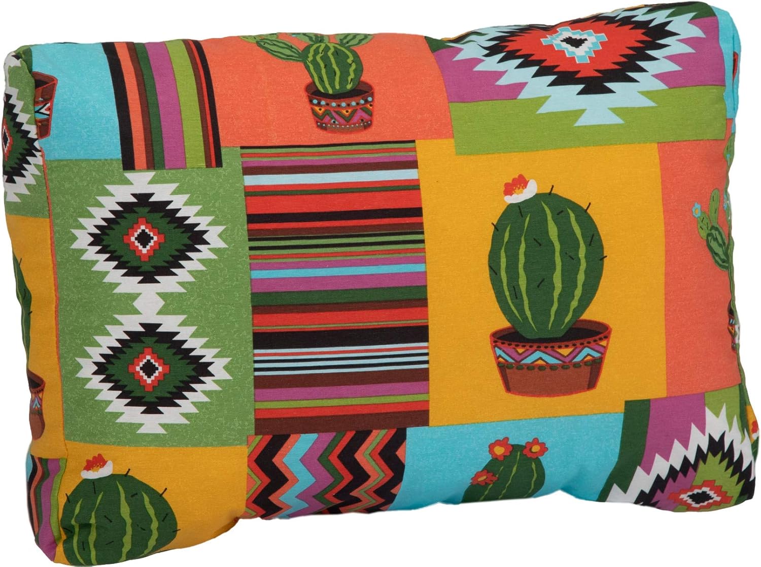 Beo BE912 Rattan Lounge Back Cushion Side Cushion 60 x 40 cm Approx. 20 cm Thick Mexican Style Yellow, Rückenkissen