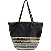 The Sak Faye Tote Bag - Hand Crochet Women's Purse For Everyday & Travel - Large Handbag With Zipper Pocket & Shoulder Straps