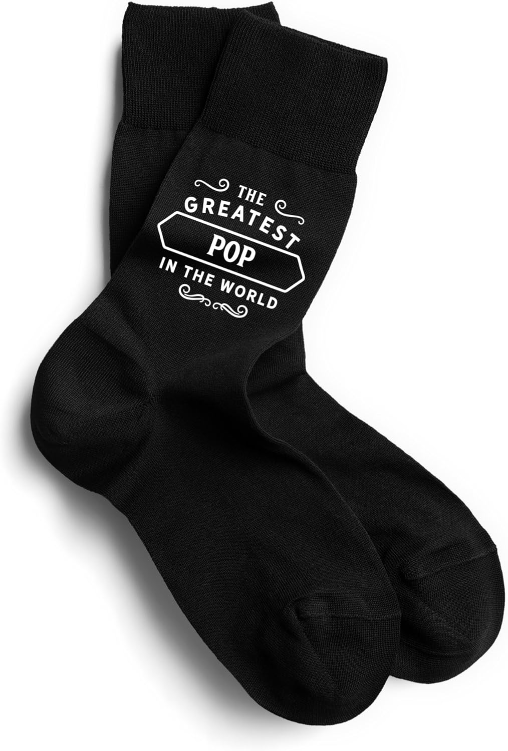 D Design Invent Print! Pop Black Socks Birthday Gift Present for Men Father's Day Size 6-11 - Image 3