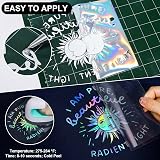 VINYL FROG HTV Metallic Holographic Silver Vinyl Roll 30.5x155cm view 3