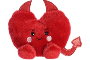 Aurora® Adorable Palm Pals™ Klaus Heart™ Stuffed Animal - Pocket-Sized Play - Collectable Fun - Red 5 Inches