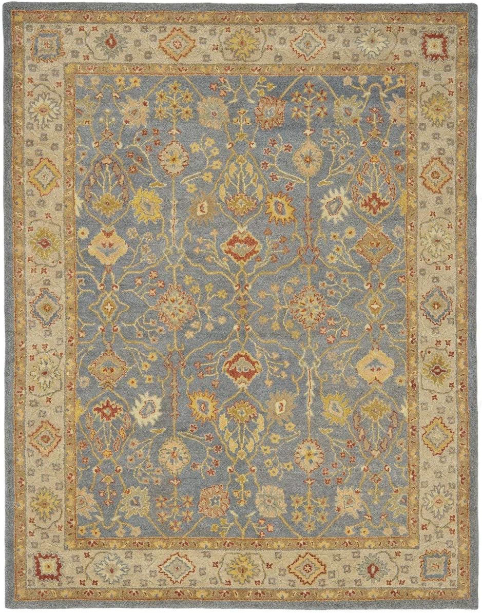 safavieh chaston area rugs on Amazon Com Safavieh Antiquity Collection At314a Handmade Traditional Oriental Premium Wool Area Rug 11 X 15 Blue Ivory Furniture Decor