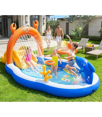 Amazon.com: Intex 56137EP Rainbow Funnel Inflatable Play Center