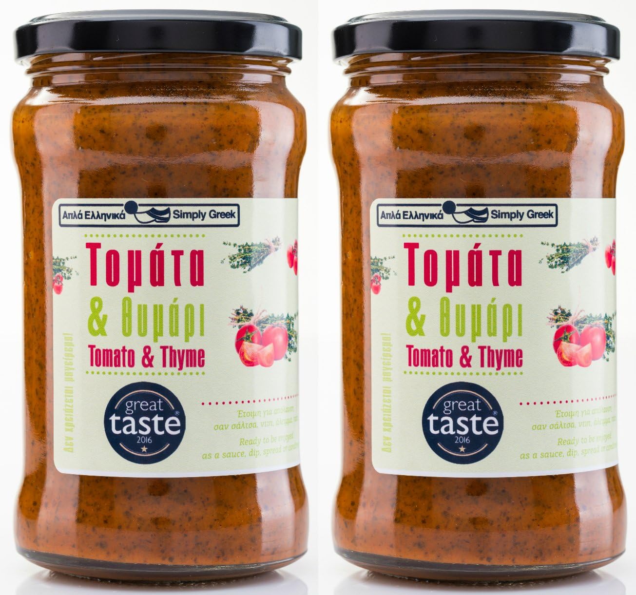 Greek Traditional Tomato Sauce with Thyme and Olive Oil Net Weight 560g