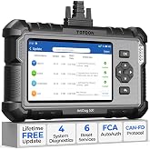 TOPDON AD500 Car Diagnostic Scanner, Engine ABS SRS Transmission Scan Tool | Oil/Throttle/SAS/TPMS/BMS/EPB Reset, OBD2 Scanner Car Diagnostic Tool, Support FCA AutoAuth and CAN FD，Free Upgrade for Life