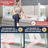 EAQ Toddlers Bed Rails 90cm Guard Bed Rail for Single Bed Adjustable Height view 5