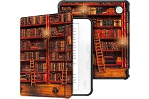 Fintie Slim Case for 7" Kobo Libra Colour (2024) / Kobo Libra 2 (2021) eReader - Soft TPU Protective Back Cover with Auto Wak