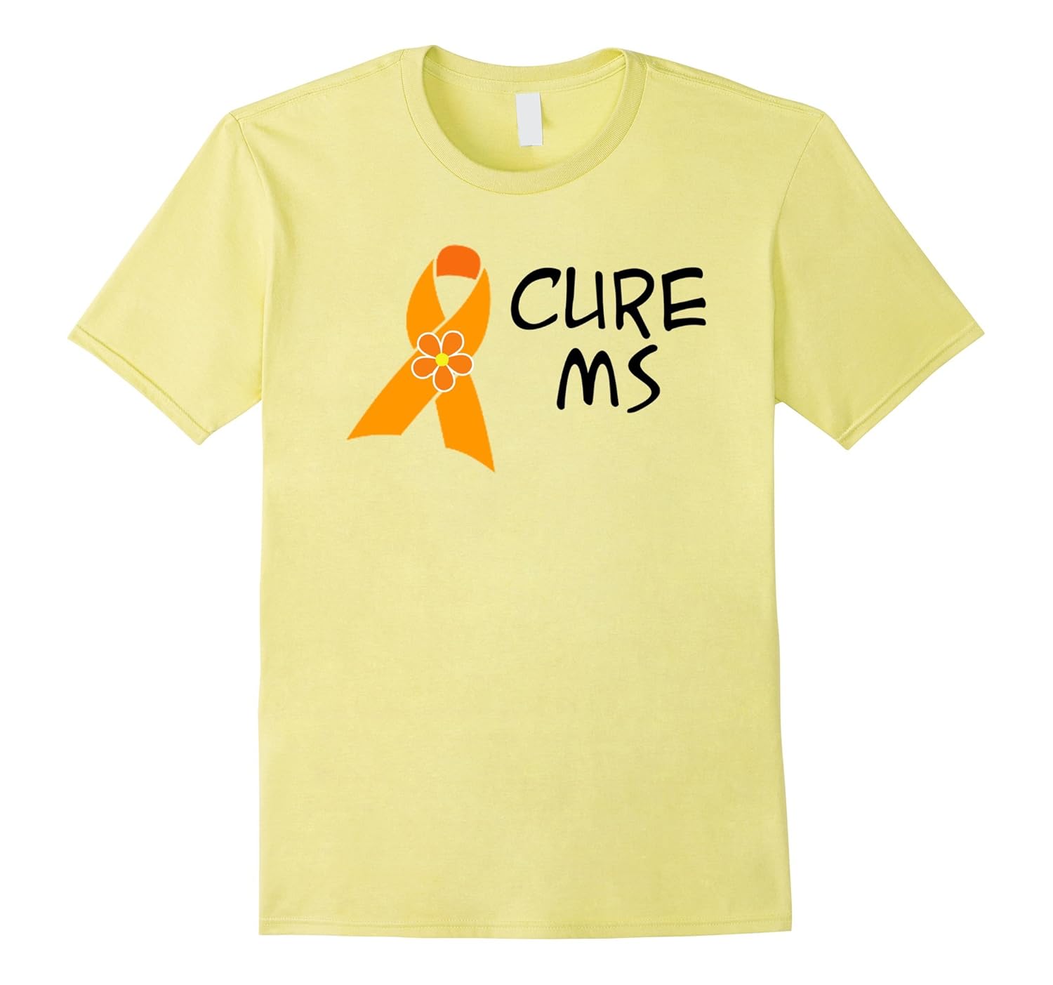 Multiple Sclerosis Cure MS Awareness Ribbon TshirtCD Canditee