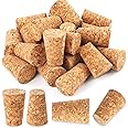 20 Pack Soft Wood Tapered Corks, Leakproof Plugs for Wine, Beer & Liquor Bottles, DIY Crafts 0.940.671.38 In