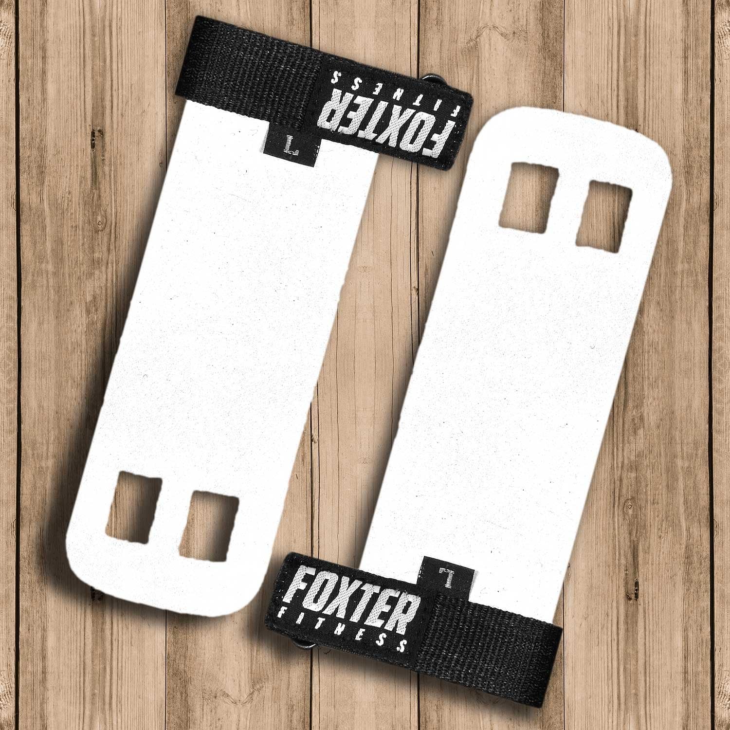 Foxter Fitness Palm Grips Pull-up Leather Grips CrossFit, Fitness, Gymnastics & Weightlifting Hand Protector from Rip & Tears