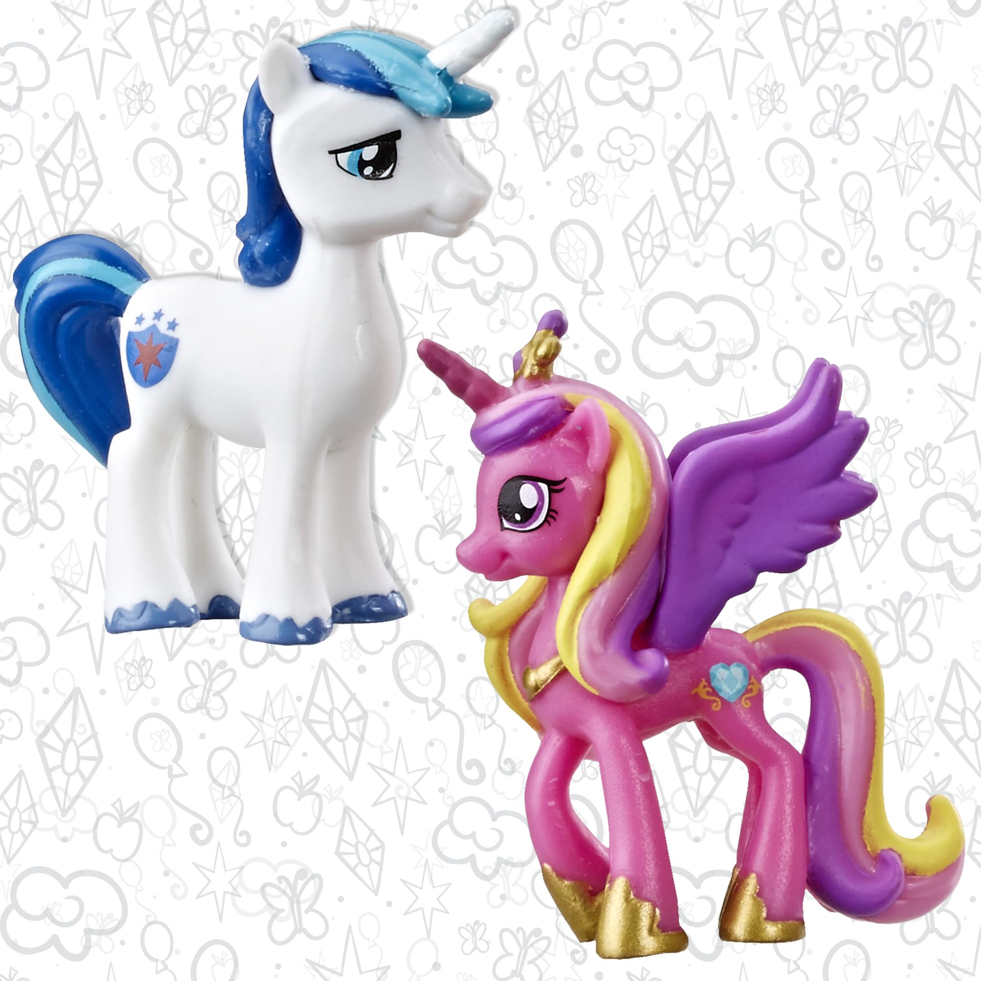 My Little Pony Toy Rainbow Equestria Favorites 10 Figure Collection, Christmas Stocking Stuffers for Kids, Ages 3+ (Amazon Exclusive)