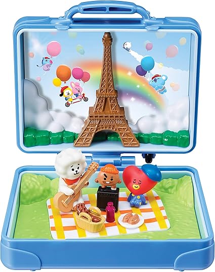 Amazon Com Bt21 World Tour Toy Youngtoys Official Merchandise Collectible Character Action Figure Goods By Line Friends Tata Chimmy Cooky Shooky Rj Koya Mang Van France Toys Games