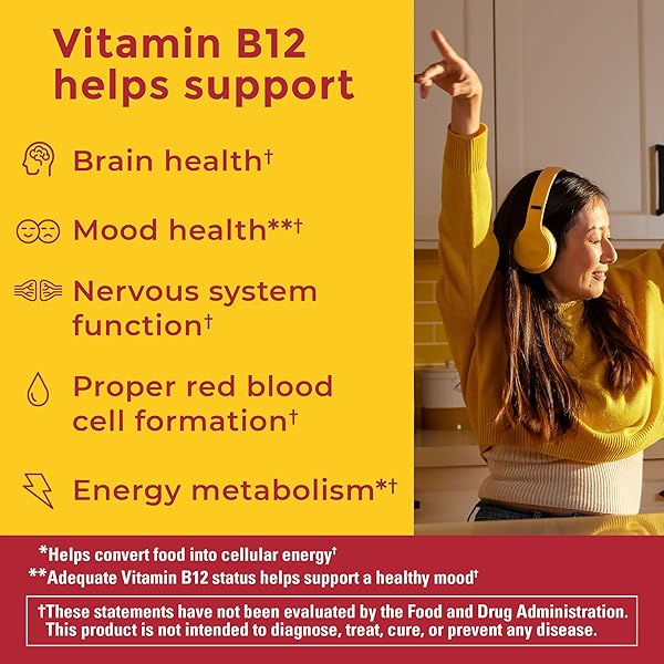 NATURE MADE ZERO SUGAR ENERGY VITAMIN B12 GUMMIES 1000 MCG PER SERVING, B12 VITAMIN, ENERGY METABOLISM SUPPORT, ASPARTAME FREE, 110 SUGAR FREE GUMMIES, 55 DAY SUPPLY