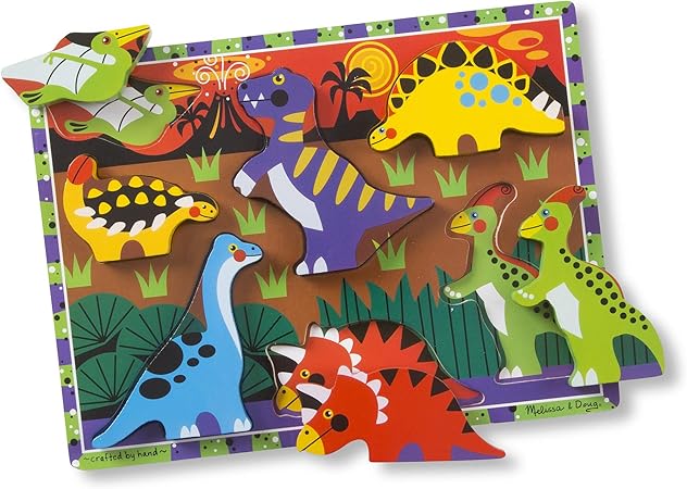 melissa and doug chunky dinosaur puzzle