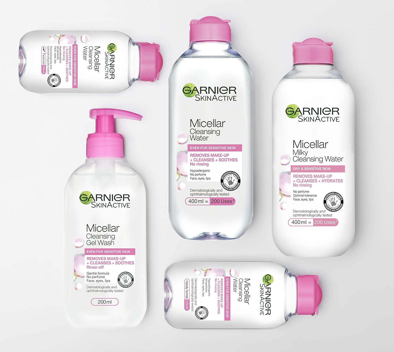 garnier micellar gel face wash