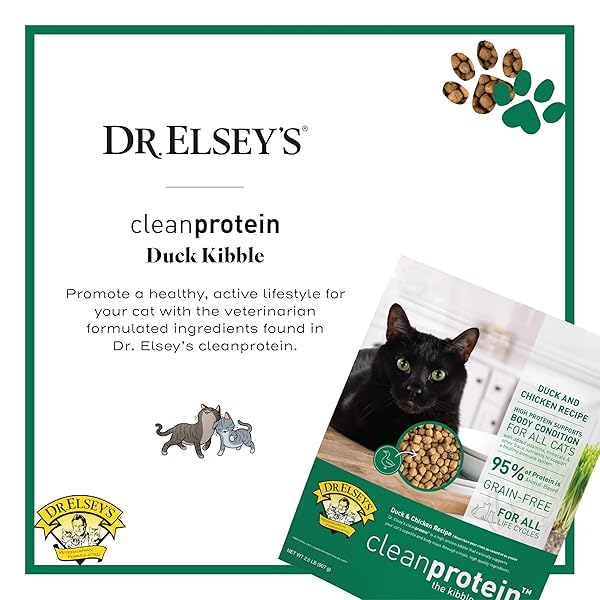 DR. ELSEY’S CLEANPROTEIN DRY KIBBLE DUCK 6.6 LB BAG