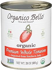 ORGANICO BELLO Organic Whole Tomatoes, 28 OZ