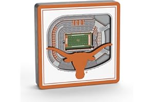 YouTheFan NCAA Texas Longhorns 3D StadiumView Magnets - Darrell K Royal - Texas Memorial Stadium