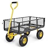Homdox Steel Garden Cart 680 lbs Capacity Heavy
