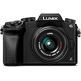 Panasonic LUMIX DMC-G7KK DSLM Mirrorless 4K Camera, 14-42 mm Lens Kit (Black)