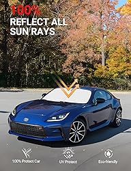 Proadsy 2024 Upgrade Front Windshield Sun Shade
