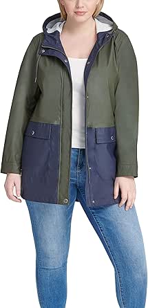 levi's men's rubberized rain parka jacket