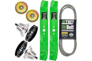 8TEN Deck Rebuild Kit Blade Spindle Belt Idler for Cub RZT L42 S42 SX42 LTX1042 918-04889A 942-0616A 954-04060