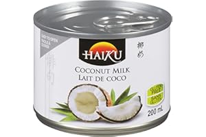 HAIKU Coconut Milk, Premium Asian Cuisine, Great Tasting, Add to Your Favourite Dish, Dairy Free, Gluten Free, 200ml