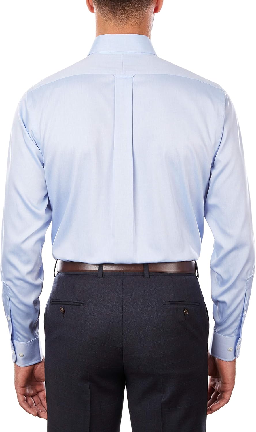 Eagle Men's TALL FIT Dress Shirts Non Iron Stretch Button Down Collar Solid (Big and Tall): Clothing