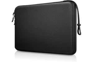 FINPAC Hard Laptop Sleeve Case for 15.3-inch MacBook Air M3 M2 2024, 16-inch MacBook Pro M3/M2/M1 Pro/Max A2991 A2780 A2485 A2141, 15 MacBook Air & Pro, Waterproof Case for Surface Laptop/Book, Black