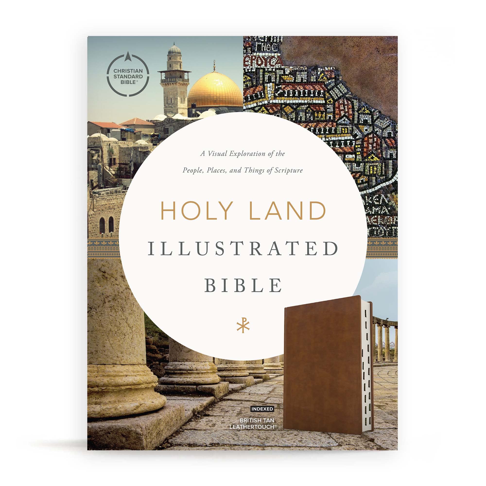 CSB Holy Land Illustrated Bible, British Tan