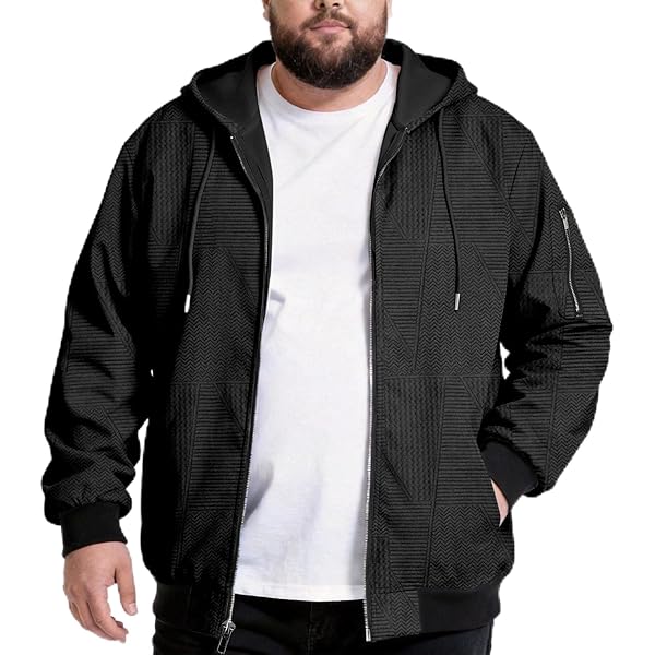 Alo Yoga Everyday Full Zip Hoodie, Black, XX-Large at Amazon Men's