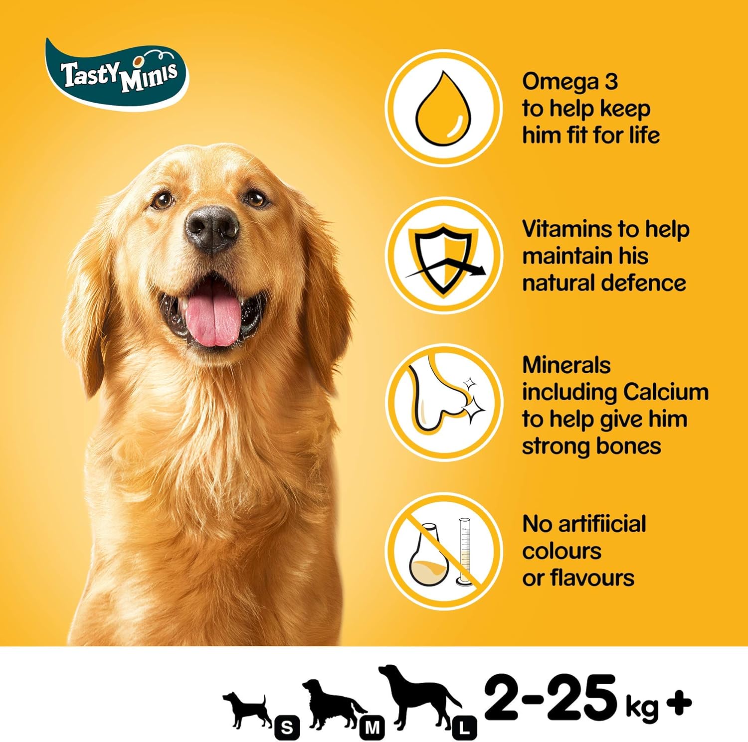 PEDIGREE TASTY MINIS Adult Dog Treats Chicken & Duck Chewy Cubes 130g - Pack of 8, 130 g (Pack of 8) - Image 5