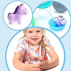 Entervending Unicorn Mini Toys in Capsules - 100