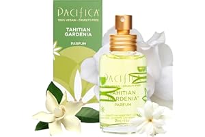 Pacifica Beauty, Tahitian Gardenia Clean Fragrance Spray Perfume, Made with Natural & Essential Oils, Citrus Gardenia & Jasmine Scent, Vegan + Cruelty Free, Phthalate-Free, Paraben-Free Gifts for Her