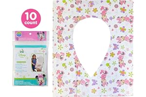 Neat Solutions Disney Minnie Mouse Potty Topper Disposable Toilet Seat Covers, 10-Count, 10 Count