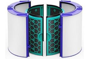 Bagean 360 Combi Glass HEPA Filters Compatible with Dyson Air Purifier Filter HP04 TP04 Pure Cool Hot Fan Dyson Filter Replac