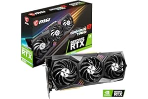 MSI Gaming GeForce RTX 3080 10GB GDRR6X 320-Bit HDMI/DP Nvlink Tri-Frozr 2 Ampere Architecture OC Graphics Card (RTX 3080 Gam